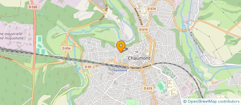localisation de l'entreprise ADONIS à CHAUMONT