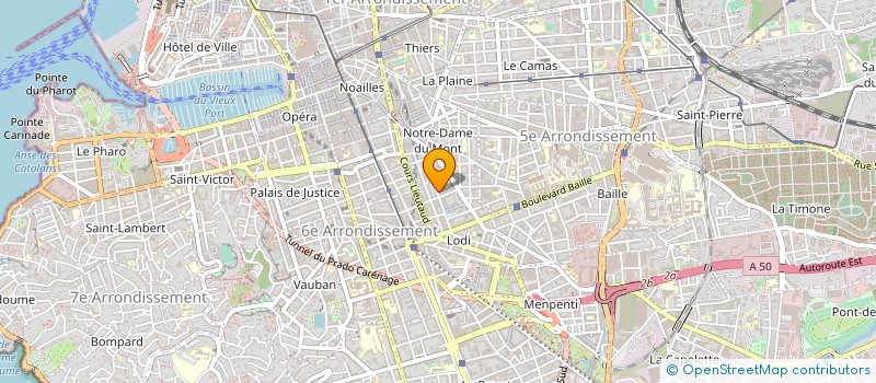 localisation de l'entreprise ADONIS à MARSEILLE