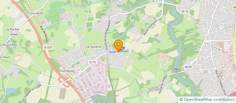 localisation de l'entreprise ADONIS à LA CHAPELLE-SUR-ERDRE