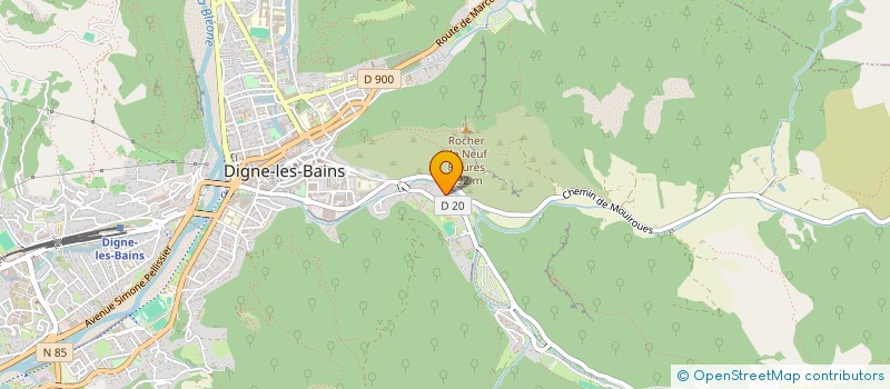 localisation de l'entreprise ADONIS BAKRI IMMOBILIER à DIGNE-LES-BAINS