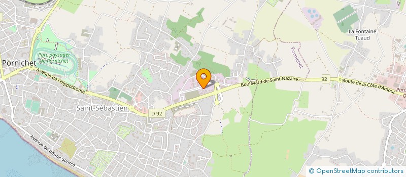 localisation de l'entreprise ADONIS BUDGET PORNICHET à SIX-FOURS-LES-PLAGES