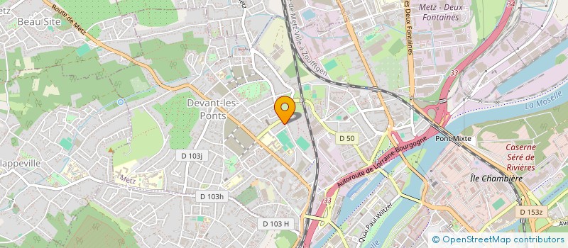 localisation de l'entreprise ADONIS CAPITAL  METZ