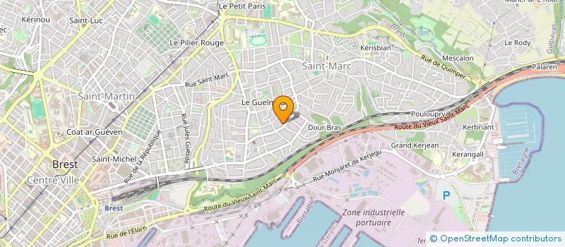 localisation de l'entreprise ADONIS FINANCES à BREST
