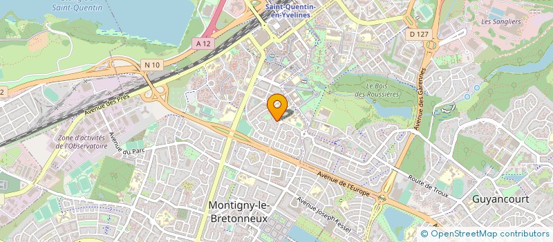 localisation de l'entreprise ADONIS FLEURS ET PLANTES  MONTIGNY-LE-BRETONNEUX