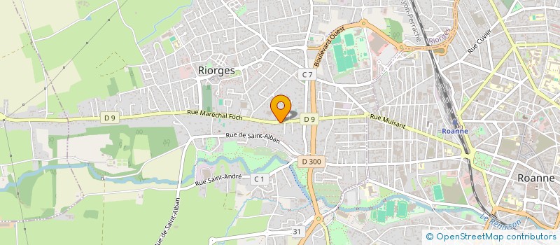 localisation de l'entreprise ADONIS HOLDING à RIORGES