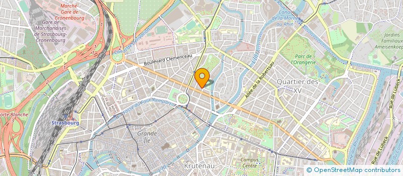 localisation de l'entreprise ADONIS HOTEL STRASBOURG à STRASBOURG