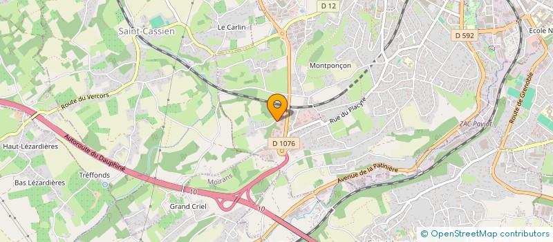 localisation de l'entreprise ADONIS REALISATION  VOIRON