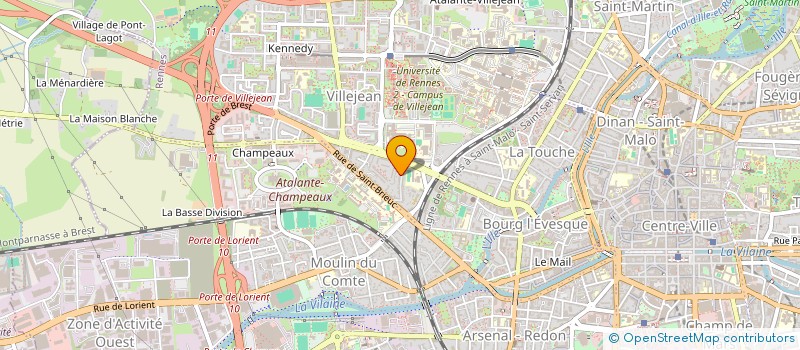 localisation de l'entreprise ADONNANTE  RENNES