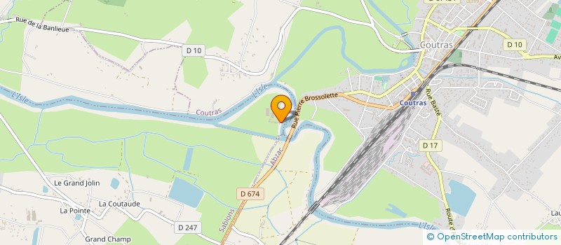 localisation de l'entreprise ADONNE DEVELOPPEMENT  VERDUN-SUR-GARONNE