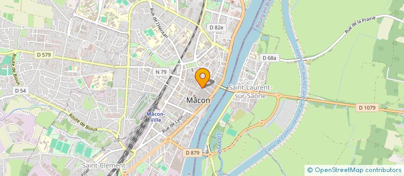 localisation de l'entreprise ADOP DIFFUSION à MACON