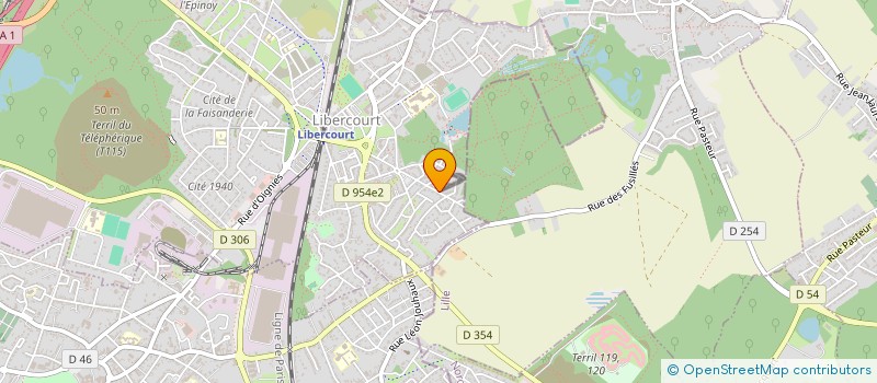 localisation de l'entreprise ADOP'TAXI  LIBERCOURT