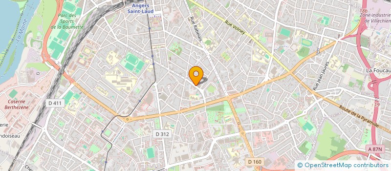 localisation de l'entreprise ADOPS 49 à ANGERS