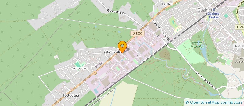 localisation de l'entreprise ADOPT PARFUMS à CESTAS
