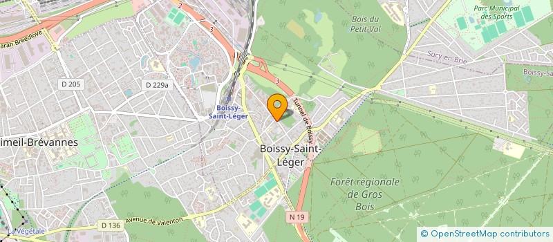 localisation de l'entreprise ADOPTE UN ARTISTE à BOISSY ST LEGER