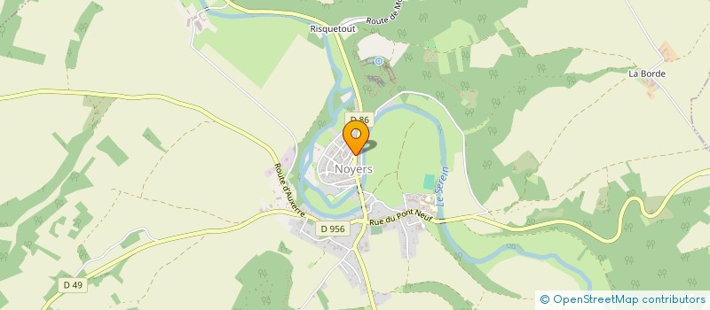 localisation de l'entreprise ADOPTE UN CHATEAU à NOYERS