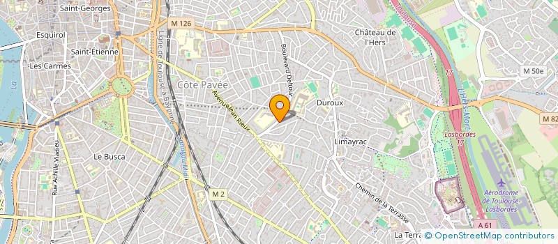 localisation de l'entreprise ADOPTE UN CHATON  TOULOUSE