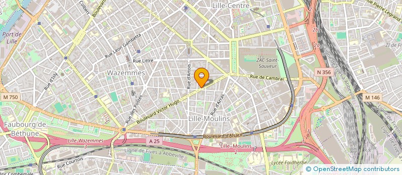 localisation de l'entreprise ADOPTE UNE FRIPE à LILLE