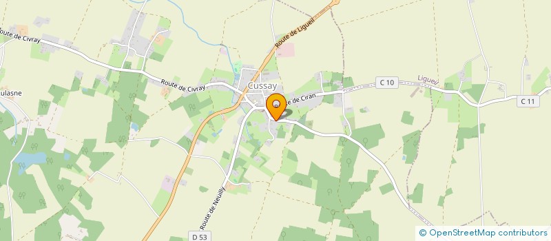 localisation de l'entreprise ADOPTION CHIENS AGES JENAYA  CUSSAY