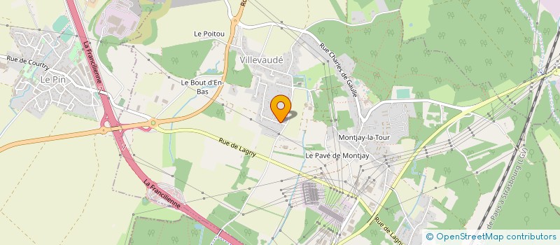 localisation de l'entreprise ADOPUS à VILLEVAUDE