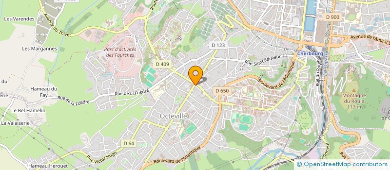 localisation de l'entreprise ADOQ à CHERBOURG-EN-COTENTIN