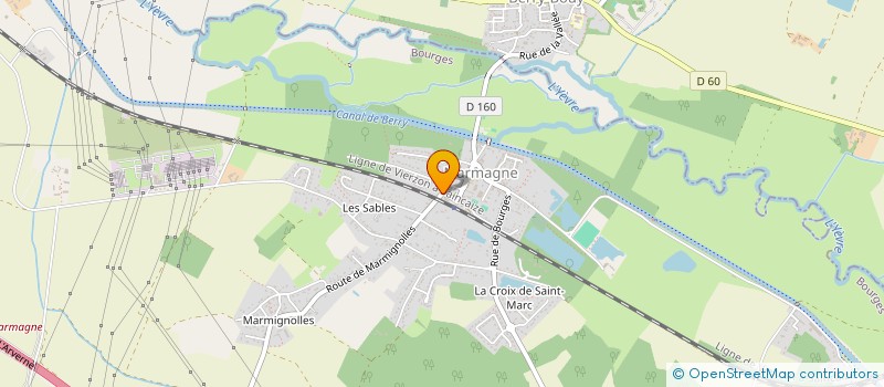 localisation de l'entreprise ADOR  BOURGES