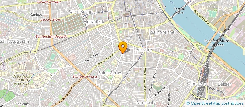 localisation de l'entreprise ADOR COMMUNICATION à BORDEAUX