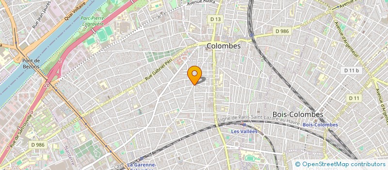 localisation de l'entreprise ADORA à COLOMBES