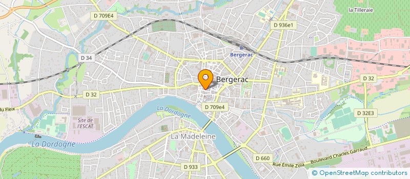 localisation de l'entreprise ADORABLE à BERGERAC