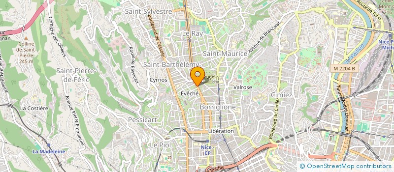localisation de l'entreprise ADORAM SUD EST  NICE