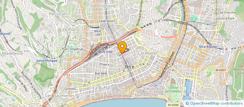 localisation de l'entreprise ADORE  NICE