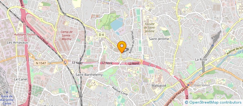localisation de l'entreprise ADOREA à MARSEILLE