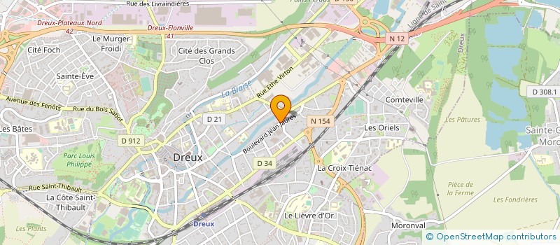 localisation de l'entreprise ADOREL à DREUX