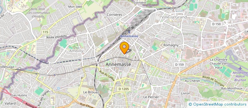 localisation de l'entreprise ADORTHO CONSULTING à ANNEMASSE