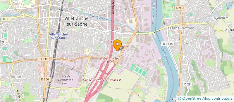 localisation de l'entreprise ADOS JEUNES MAJEURS BELIGNY à VILLEFRANCHE-SUR-SAONE