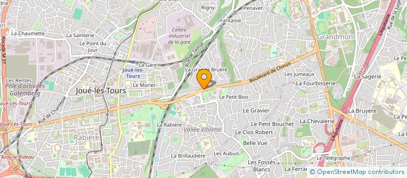 localisation de l'entreprise ADOUCISSEUR 37  JOUE-LES-TOURS