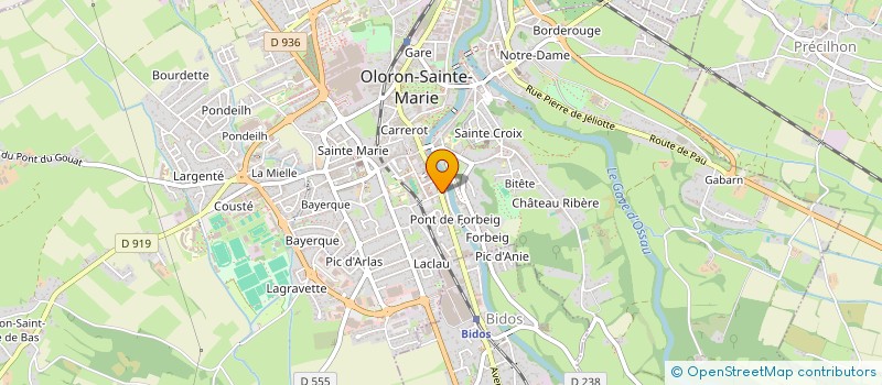 localisation de l'entreprise ADOUE  OLORON-SAINTE-MARIE