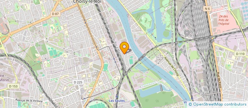 localisation de l'entreprise ADOUNI TRANSPORT  CHOISY-LE-ROI