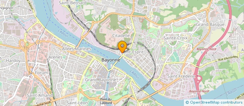 localisation de l'entreprise ADOUR AUTO LOCATION à BAYONNE