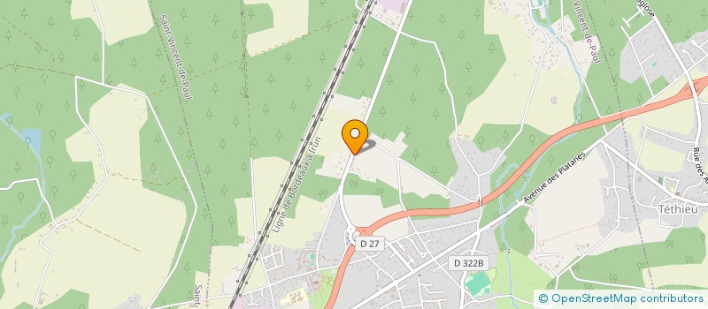 localisation de l'entreprise ADOUR AVENTURE  TETHIEU