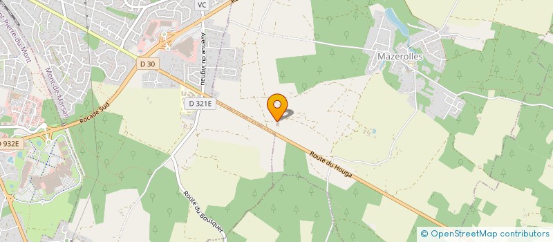 localisation de l'entreprise ADOUR CHAMBRES FROIDES  MAZEROLLES