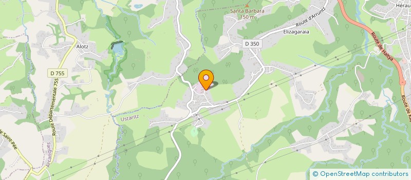 localisation de l'entreprise ADOUR COTE BASQUE LOCATION à USTARITZ