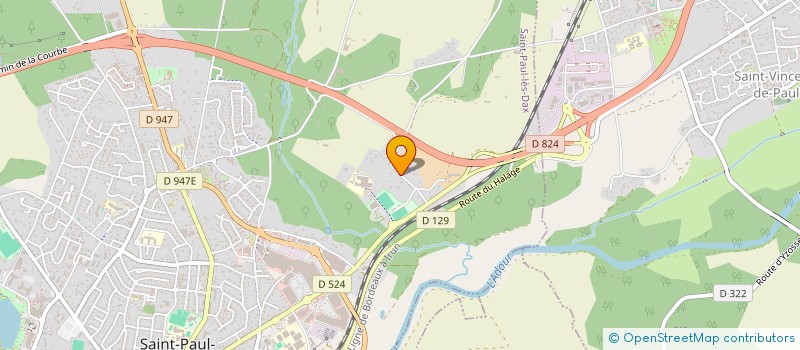 localisation de l'entreprise ADOUR DAX TAXI  SAINT-PAUL-LES-DAX