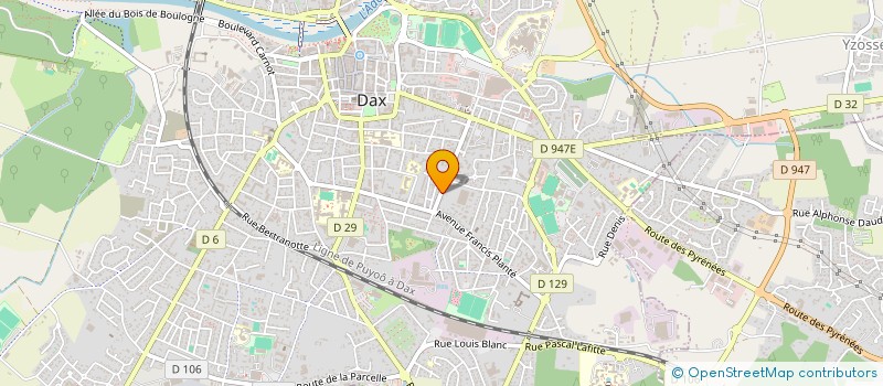 localisation de l'entreprise ADOUR ELECTRIC à DAX