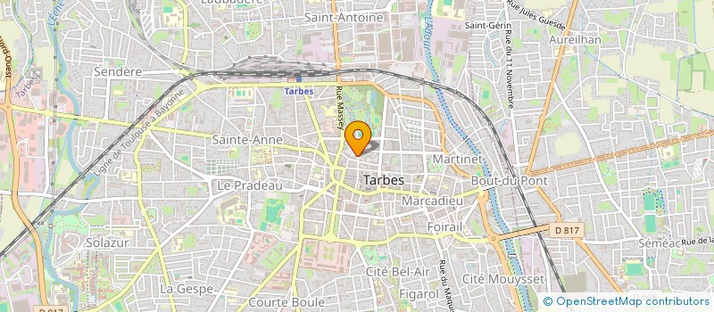localisation de l'entreprise ADOUR GARONNE INGENIERIE à TARBES