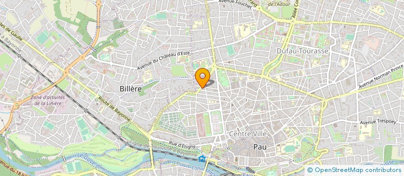 localisation de l'entreprise ADOUR HABITAT à PAU