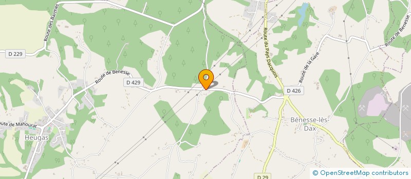 localisation de l'entreprise ADOUR HABITAT  HEUGAS