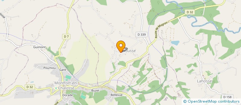 localisation de l'entreprise ADOUR LANDES OCEAN  CASSEN