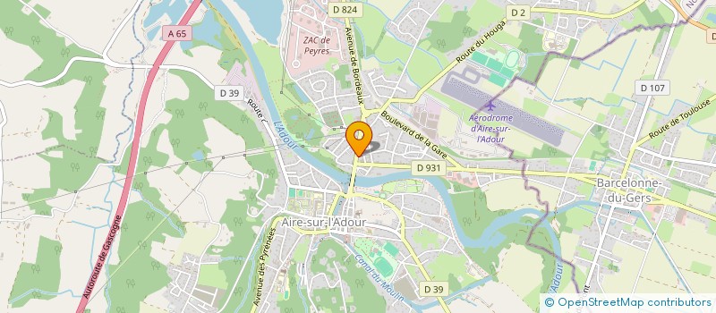 localisation de l'entreprise ADOUR M  AIRE-SUR-L'ADOUR