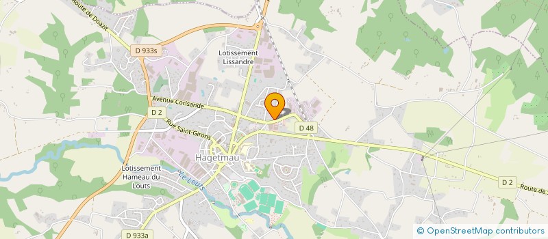 localisation de l'entreprise ADOUR MOTORS  HAGETMAU