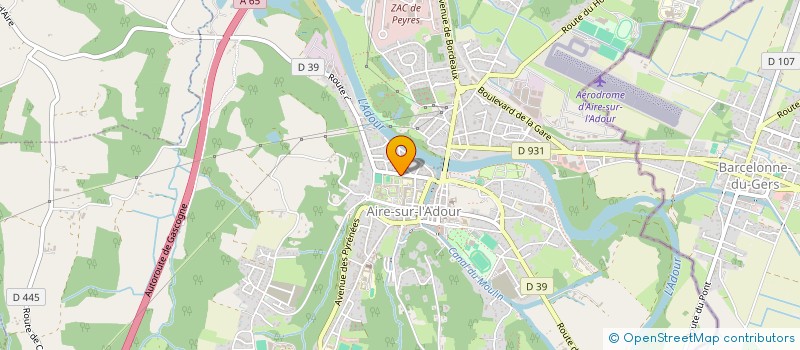 localisation de l'entreprise ADOUR NEGOCES  AIRE-SUR-L'ADOUR